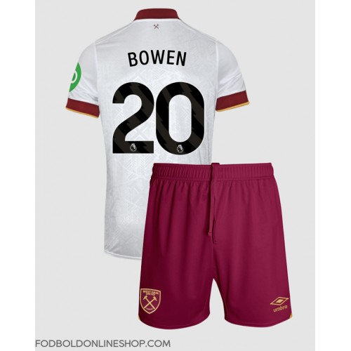 West Ham United Jarrod Bowen #20 Tredje trøje Børn 2024-25 Kortærmet (+ Korte bukser)